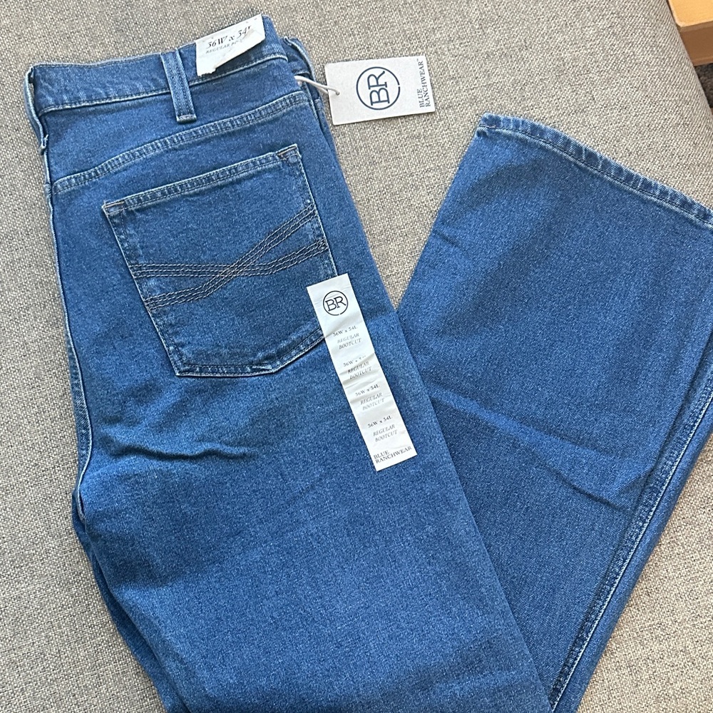 Blue Ranchwear Men's Blue Jeans